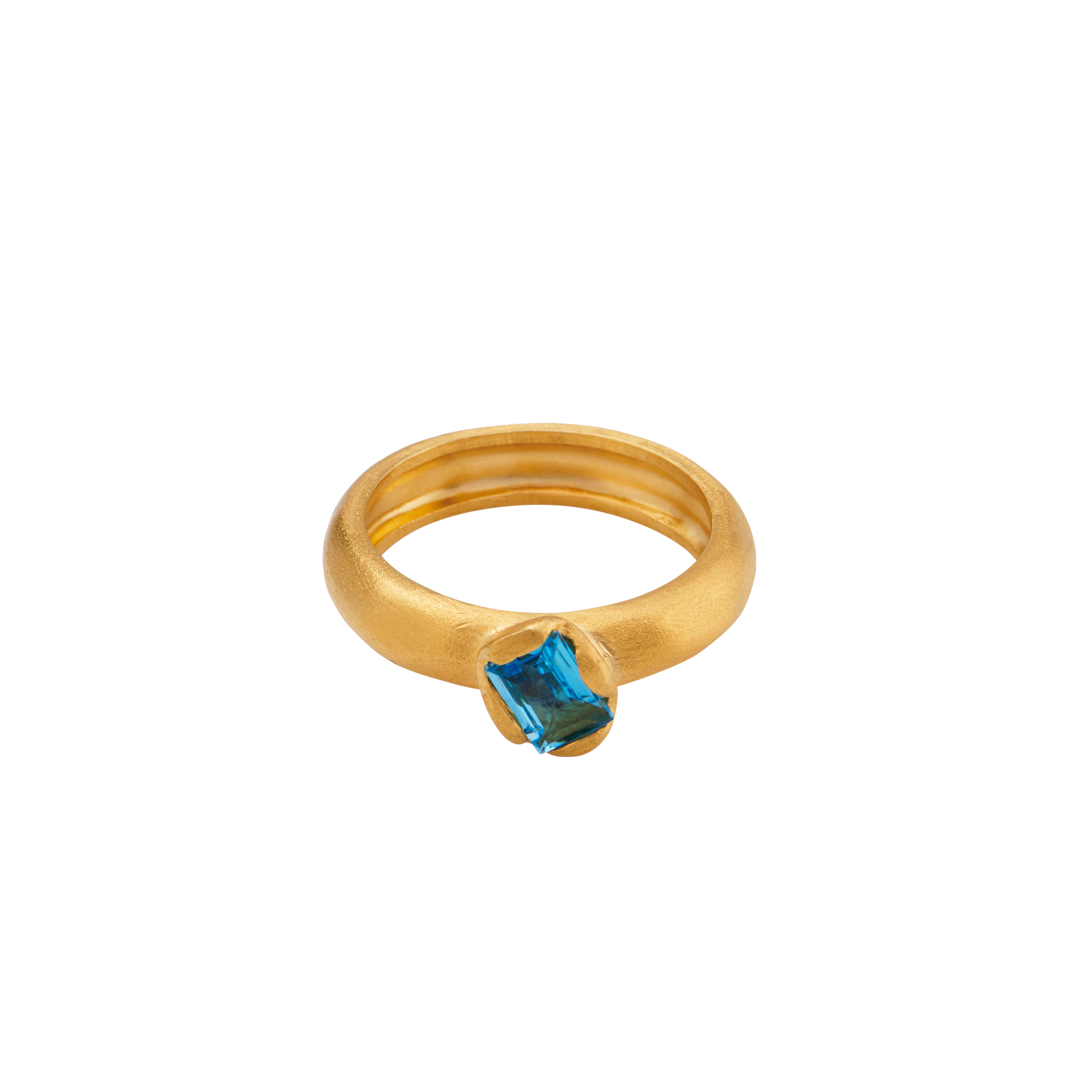 Oro Ring Blue Topaz