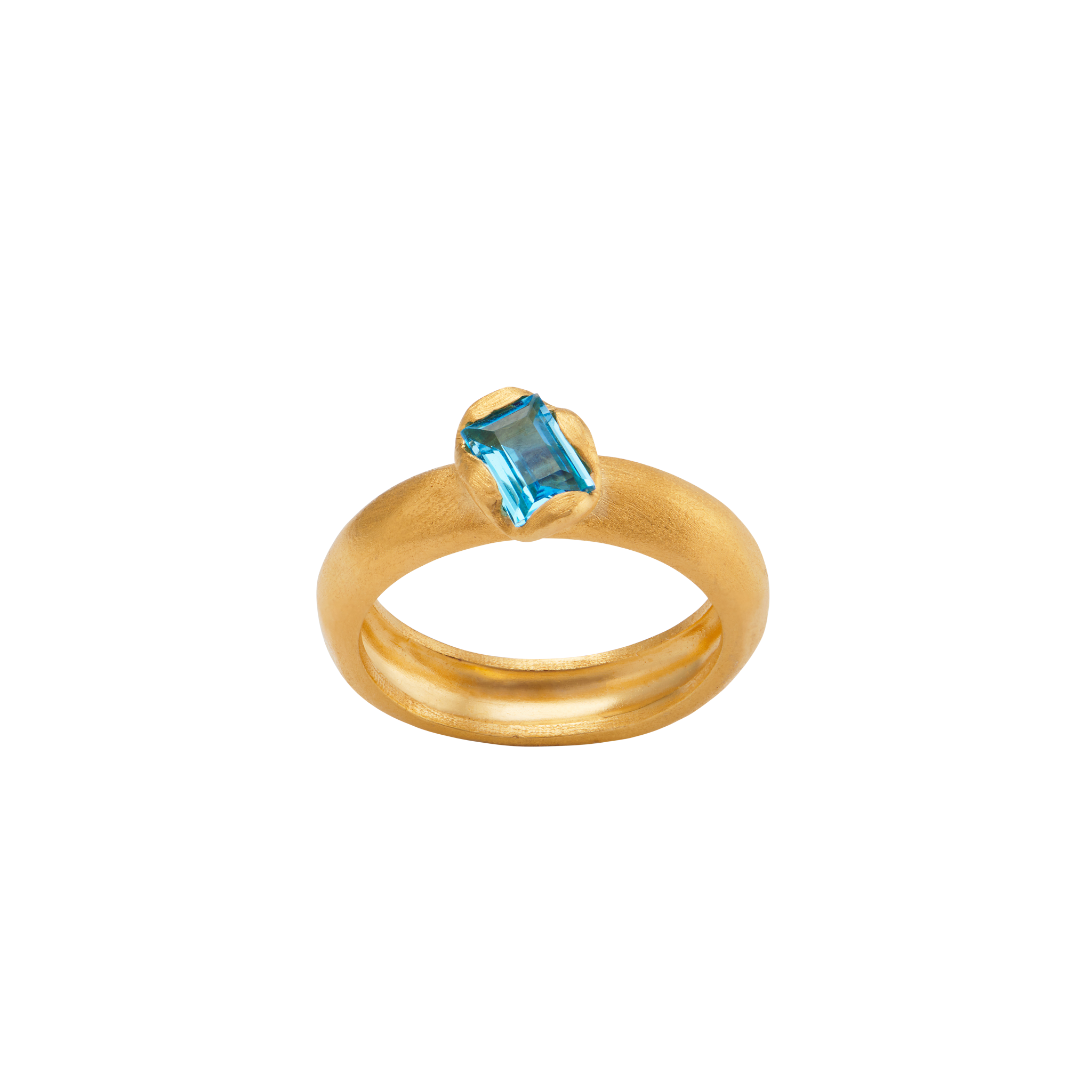 Oro Ring Blue Topaz